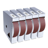 50 Meters 150-600 Grit Box Sanding Belt Roll Drawable Emery Cloth Sandpaper Sanding Pack Roll for Wood Turners wood working Metal Grinding Polishing