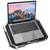 LCD Screen Notebook Cooler 6 Fan 6 Light Key Controlled RGB luminescence Computer Cooling Base Laptop Cooling Pads