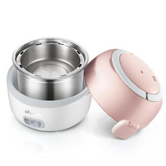 Bear Portable Electric Heating Rice Cooker Plug-in Heating Insulation Hot Rice Pot for Worker