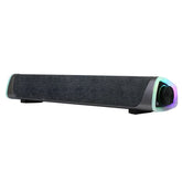 Soundbar Computer Wired RGB Lighting Speaker Stereo Surround Subwoofer Soundbar For Macbook Laptop Notebook PC Player