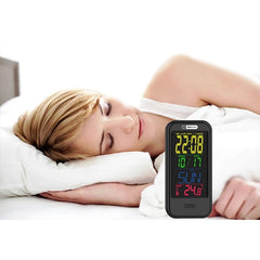 LCD Color Screen Digital Clock Electronic Alarm Clock with Countdown Temperature Clock