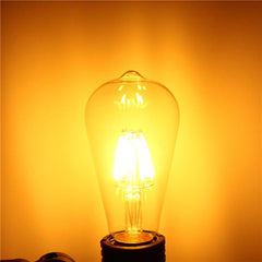 E27 6W COB Filament Energy Saving Incandescent Bulb Retro Edison Light Bulb AC 220V