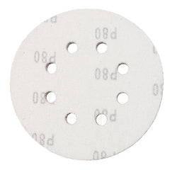 25pcs 125mm 8 Holes Hook Loop Sanding Discs 80 Grit Sander Pad Abrasive Tool