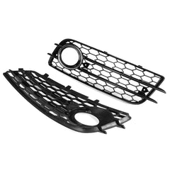 Plating Front Fog Light Cover Honeycomb Hex Grille Grill