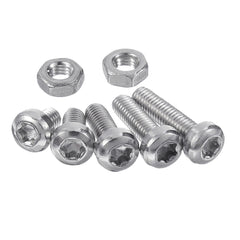 M3ST2 300Pcs M3 Torx Machine Screw 304 Stainless Steel Pan Head 4-12mm Bolt Nut Assortment