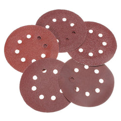 50Pcs 8 Holes Abrasive Sand Discs Sanding Paper 40 60 80 120 240 Grit Sand Paper