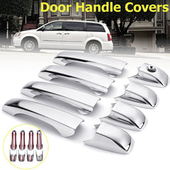 8pcs Set ABS Chrome 4 Door Handle Covers For Chrysler Dodge Jeep