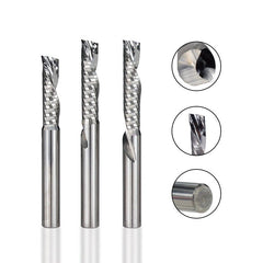 4-8mm Shank Left Hand Tungsten Carbide Milling Cutter End Mill Single Flute Spiral Cutters Engraving Tool