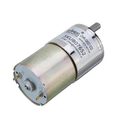 DC Motor 12V 1:150 52rpm Permanent Magnet Carbon Brush Reduction Gear Motor