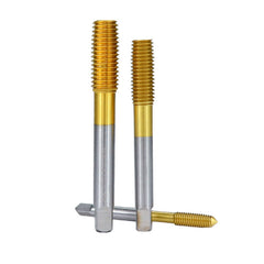 Titanium Coating Extrusion Taps M2-M12 Fluteless Forming Machine Plug Taps Metric Screw Thread Tap