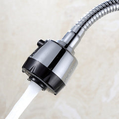 Kitchen Bathroom Single Hole Hot And Cold Universal Faucet