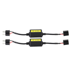 2Pcs LED Headlights Decoder Canbus Warning Cancellers for H4 Hi/Lo Beam HB2 Bulbs Decoding Dash Board Error Warning