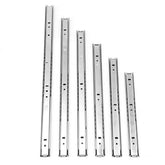 2Pcs 27mm Ball Bearing Drawer Runners Slides Side Full Extension Slide
