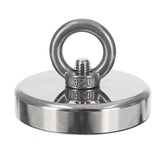 D85mm 270Kg Pull Neodymium Fishing Magnet Treasure Hunting Underwater Recovery Magnet