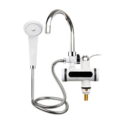 360 Electric Heater LED Tap Faucet Hot Water Bathroom Kitchen Fast Instant Heat