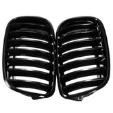 Black Front Hood Grilles Grille For BMW 2007-2013 E70 E71 X5 X6