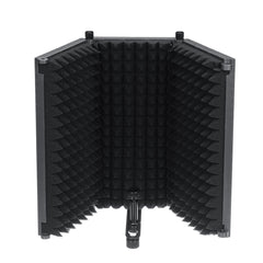 3 Plate Foldable Recording Microphone Wind Screen Board Isolation Shield For Studio Equipment