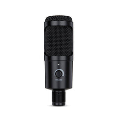 metal usb condenser recording microphone gaming for laptop windows cardioid studio vocals voice skype chatting podcast