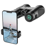 12X42 HD Binoculars With BAK4 Prism 42MM Objective Lens Low Light Night Vision FMC Multilayer Broadband Coating Waterproof Telescope