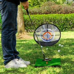 Golf Chipping Practice Net Folding Golf Training Net Sport Golf Cages Net With Turf Golf Training Net
