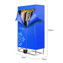 1500W Remote Control Electric Clothes Dryer Folding Wardrobe Heating Machine