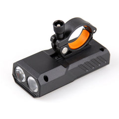 3 Modes Large View USB Fast Charging Intelligent Heat Dissipation LED High Brightness Warning Light Bicycle Headlight
