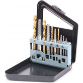 10Pcs HSS EX1-EX5 Damaged Screw Extractor Set and 5/64-19/64 Inch Left Hand Drill Bit Set Easily Remove Stripped or Damaged Screws