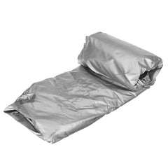 10ft / 10-12ft / 12-14ft / 14-16ft Jon Boat Cover 210D Waterproof Sun Protection Silver
