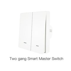 WiFi Smart Push Button Switch RF433 Wall Panel Transmitter Kit Tuya App Remote Control Works with Alexa Google Home