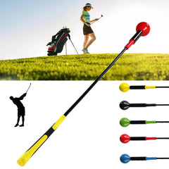 48" Golf Swing Trainer Aid Stick Glass Fiber Power Strength Tempo Sport Practice Flex Top Warm-up Stick