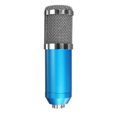 Condenser Microphone Live Broadcast Mic Computer Karaoke Large Diaphragm with Bracket for Youtube