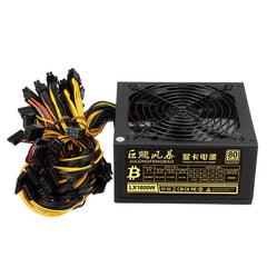 1800W Miner Graphics Card Power Supply For Mining 180~240V 80Plus Platinum Certified ATX PSU