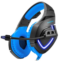 Gaming Headphone Flexible Light Bass Stereo Over Ear Headset Headphone with Mic