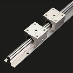 600mm Linear Rail Shaft Rod with 2 SBR12UU Block