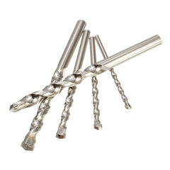 5pcs 4/5/6/8/10mm Hard Alloy Round Shank Hammer Drill Bit Masonry Bits