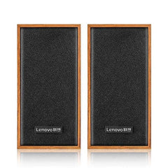 Wooden Soundbar 3.5mm USB Wired Speaker Hi-Fi Stereo Subwoofer Boombox Dual Speaker for Computer Laptop