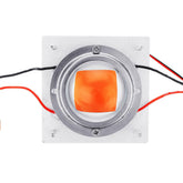 50W White / Pink Color Full Spectrum COB Grow Light Kit Chip Heat Sink LED Lens Module AC170-300V