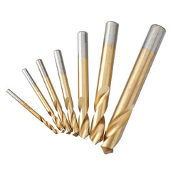 7pcs 3-12mm Spot Drill 120 Degree Titanium M42 Cobalt Chamfer Drill Location Center Bit Guide Chamfering Tools