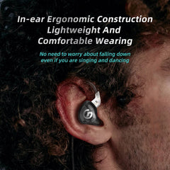 Dynamic In-Ear Wired Earphone Hi-Fi Noice Cancelling Sport Game Earphone Detachable Cable Earplugs Headphone With Microphone