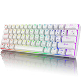 Mechanical Keyboard Triple Mode Hot Swappable Wired 2.4GHz Bluetooth 5.1 RGB 61 Keys ABS Keycaps Dareu Switch Rechargeable Gaming Keyboard