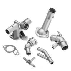 6PCS Aluminum Coolant Flange Pipe Upgrade Kit