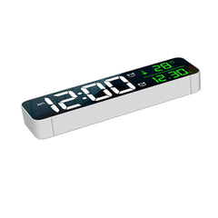 LED Digital Alarm Clock Wired Watch for Bedroom Table Digital Snooze Mirror Clock