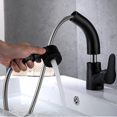 Kitchen Mixer Taps Pull Out 360 Swivel Spout Spray Sink Basin Brass Faucet