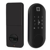 Smart Lock Password Keyless Voice Indicated Door Lock Biometric Digital Smart Door Lock for Home Security