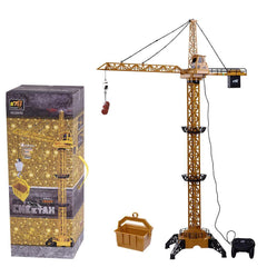 2.4G 4CH DIY RC Tower Crane Engineering Vehicle with LED Light