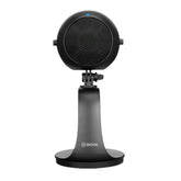 Professional Desktop USB Microphone with Gain Control Type-C/3.5mm Output for PC Computer Recording Live Streaming Gaming