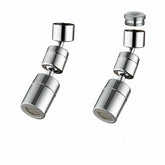 Universal Extender Splash Filter Faucet 1080 Rotate Water Outlet Faucet Silver