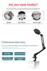 LED Desk Lamp Three Gear Color Temperature Free Brightness Adjustment USB Powered Reading Office Lamp