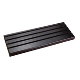 4 Row Wooden Challenge Coin Display Stand Collectible Holder Case Rack Box