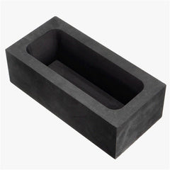 125x60x40mm Square Graphite Mold Crucible for Melting Casting 85oz Gold/46oz Silver